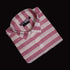 Rose Pink & Ivory Broad Stripe